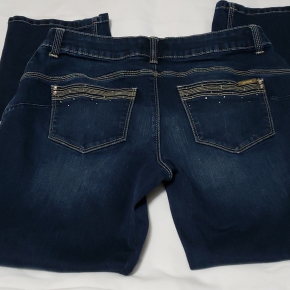 CHICO'S So Lifting Jeans Sz 0 30x26 Dark Wash EUC - Picture 6 of 16